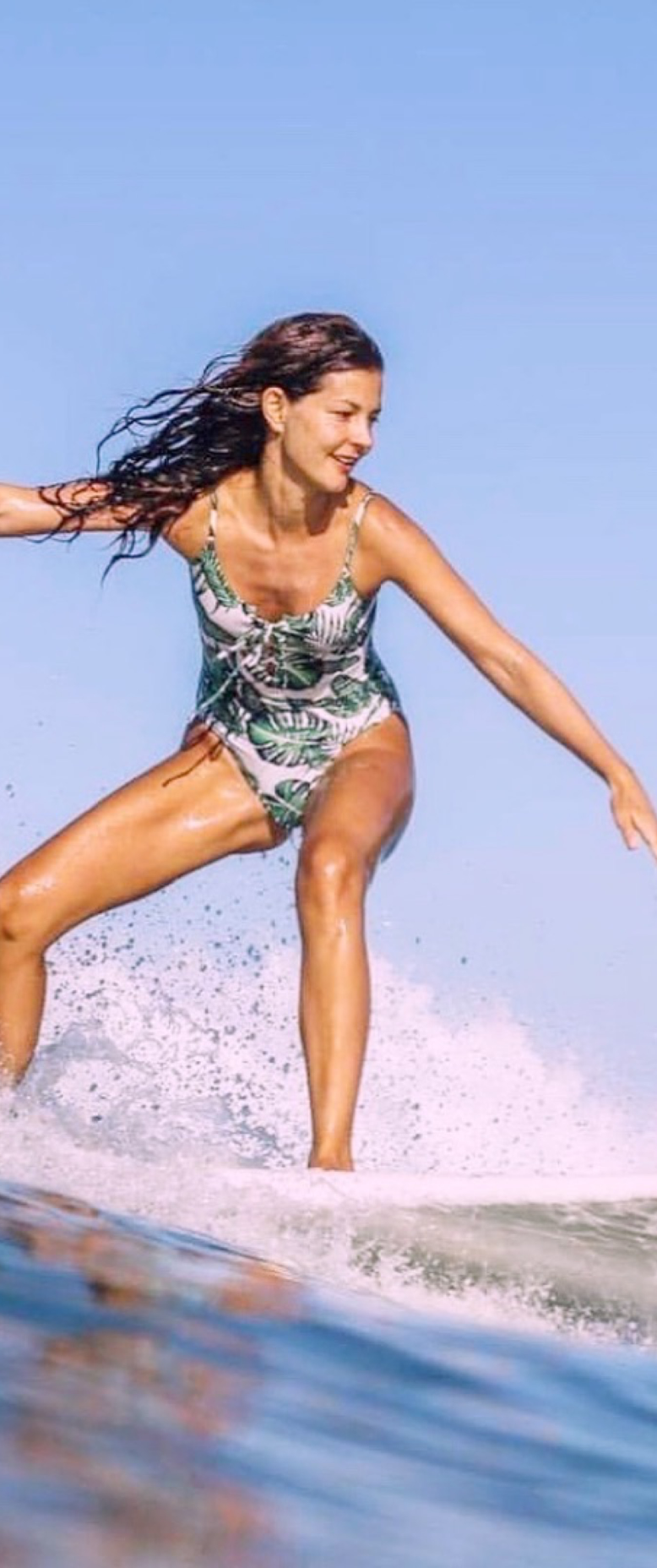 girl surfing